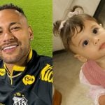 Neymar se derrete por Helena, filha com Amanda Kimberlly, após promover festa intimista