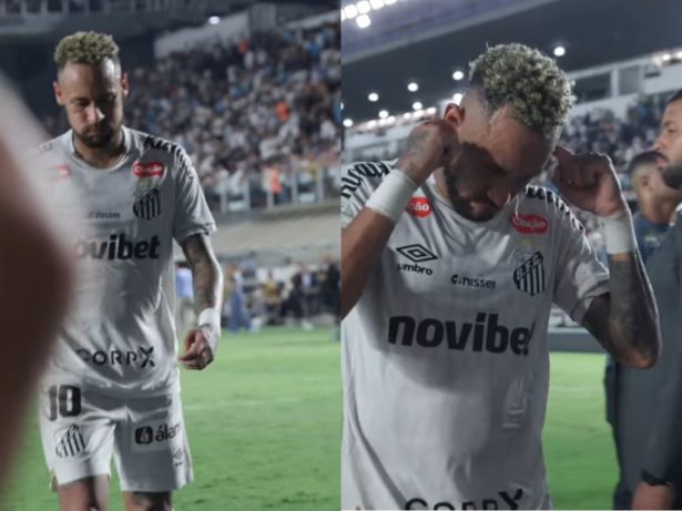 Coçou ou não? Veja vídeo em que Neymar aparece com dedos nos ouvidos