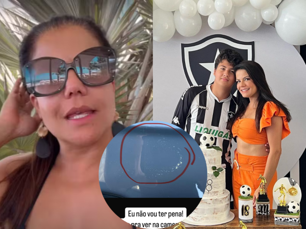 Nivea Stelmann diz que carro da família foi depredado após vitória do Botafogo