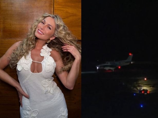 Áudio mostra momento em que piloto identifica problema no avião que estava Lívia Andrade