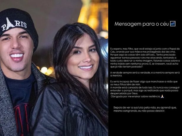 Separada de Zé Vaqueiro, Ingra Soares desabafa em carta aberta para o filho falecido