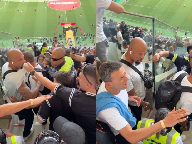 Felipe Melo é hostilizado por torcedores do Corinthians na final da Supercopa