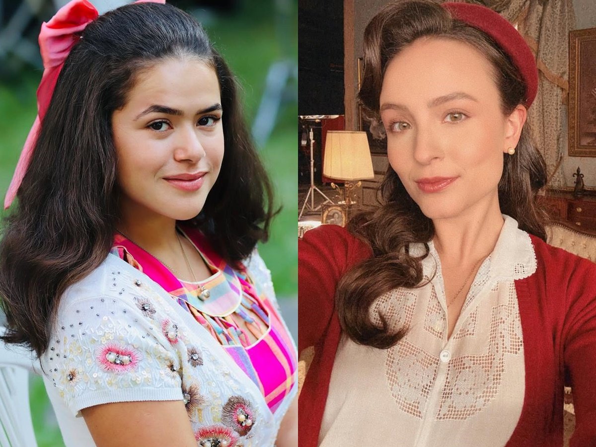 Maisa Silva em "Garota do Momento" e Larissa Manoela em "Êta Mundo Melhor!" / Globo 