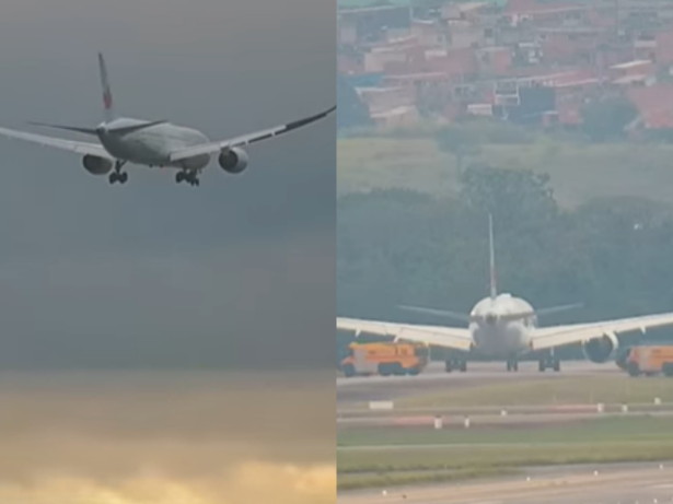 Avião pousa em SP após piloto declarar urgência e acionar equipe de bombeiros