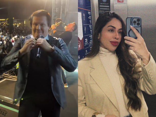 Giovani se declara para nova namorada em show após fim do casamento de 26 anos