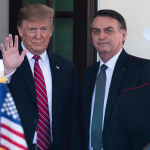 “Obrigado por existir”, escreve Bolsonaro após receber apoio de Trump