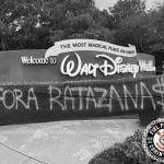 Torcida do Corinthians faz protesto em parque na Disney e pede reforma do estatuto