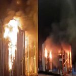 Criminosos incendeiam ônibus lotado durante protesto em SP