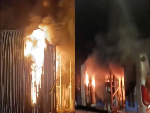 Criminosos incendeiam ônibus lotado durante protesto em SP