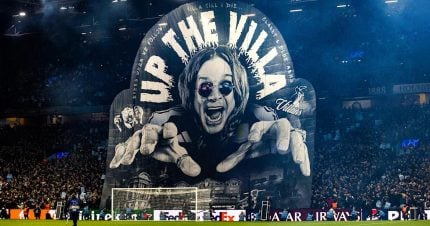 Meses antes de morrer, Ozzy Osbourne recebeu homenagem do Aston Villa, seu time do coração