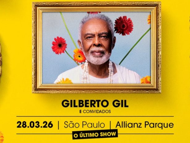 Gilberto Gil anuncia o último show da turnê de despedida para SP em março de 2026