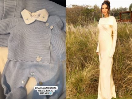 Grávida de menino, Mariana Rios exibe presentes que ganhou para enxoval do bebê