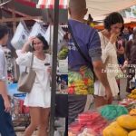 De volta ao Brasil, Bruna Marquezine e Shawn Mendes aproveitam domingo em feira do RJ