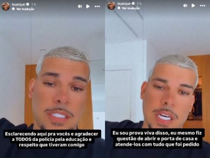 Alvo de operação, Buarque nega crimes e diz ter sido tratado com respeito pela polícia