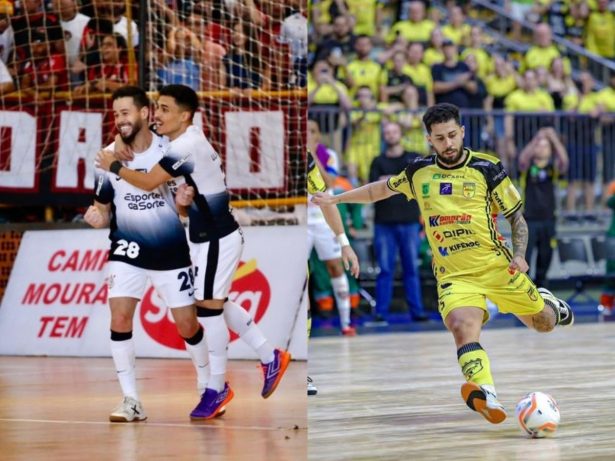 Corinthians e Jaraguá largam na frente e ficam perto da final da Liga Nacional de Futsal