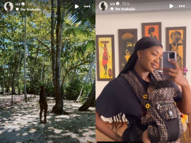 Iza encanta ao compartilhar novo clique com a filha, Nala, nas redes sociais