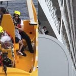 Desesperador! Pai mergulha no mar para salvar filha caída de cruzeiro da Disney