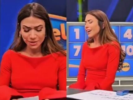 Patrícia Abravanel se emociona em gravação no dia do aniversário de Silvio Santos