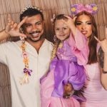 Paz selada! Xamã e ex-companheira se unem para comemorar aniversário da filha