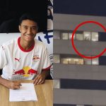 Atleta do Bragantino aparece na janela do hospital após quase “morte cerebral”
