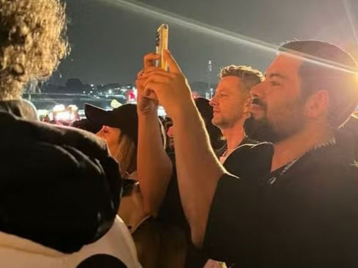 Ex-marido de Sandy, Lucas Lima, e o atual namorado dela, o médico Pedro Andrade - Foto: Reprodução / gshow