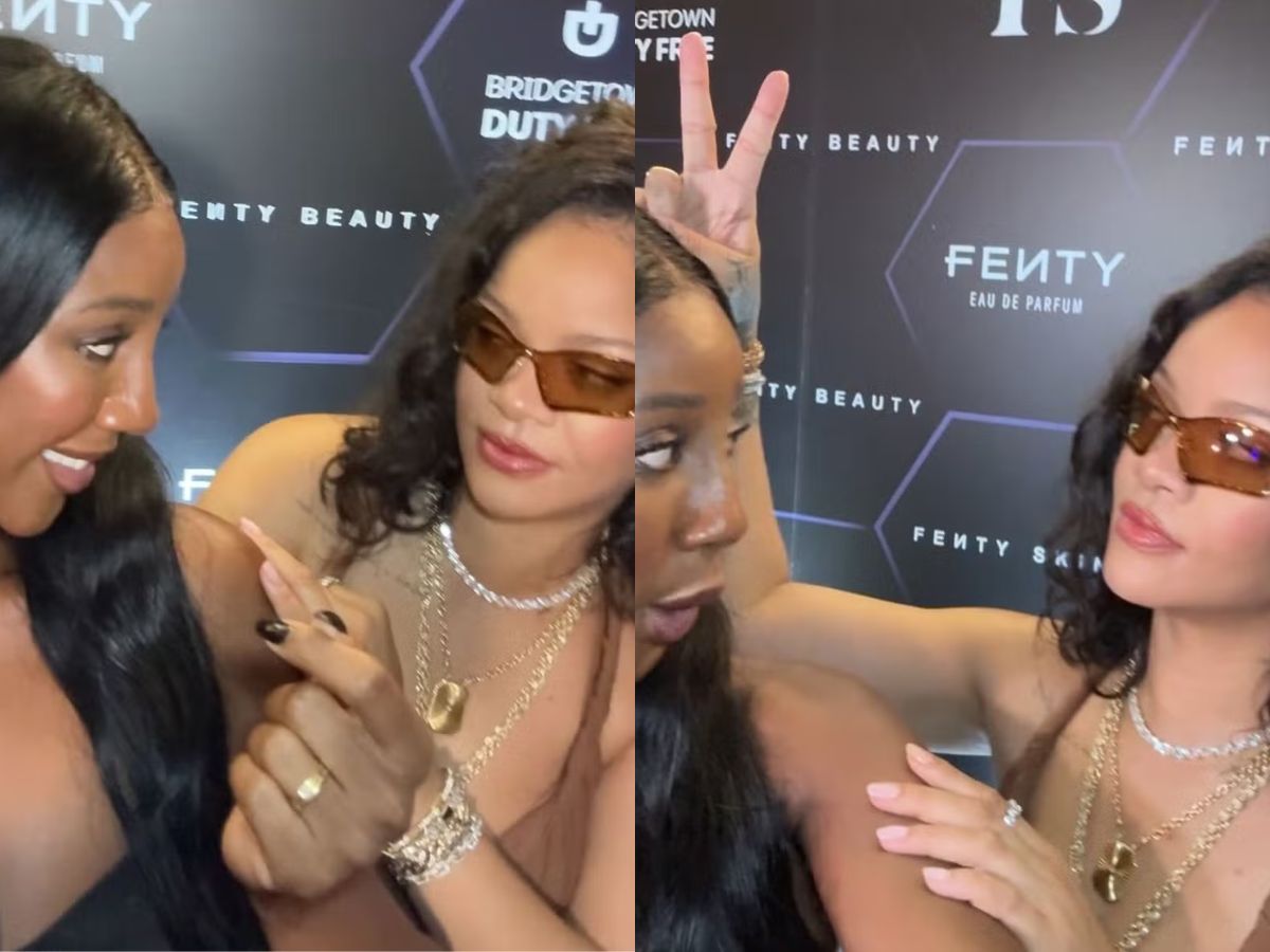 Camilla de Lucas e Rihanna / Reprodução