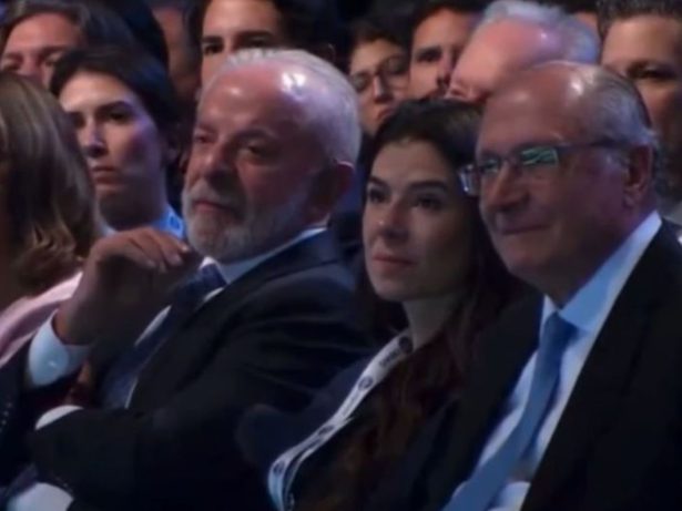 Moraes celebra fim de sanções e Nunes pede socorro a Lula no lançamento do SBT News