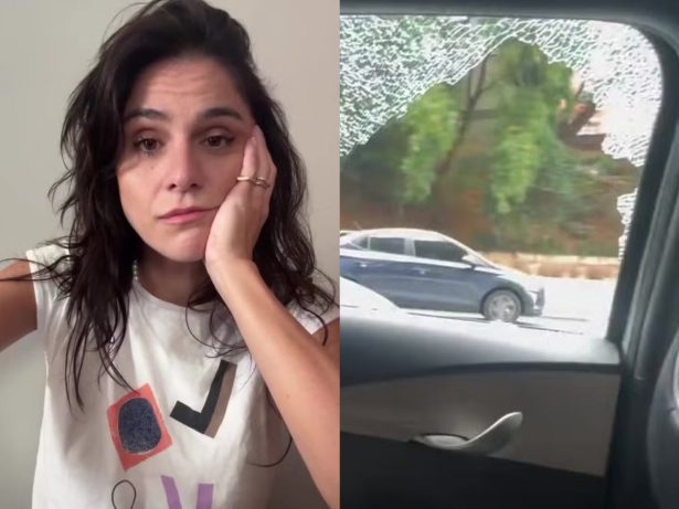 Namorada de Fábio Porchat, Priscila sofre tentativa de assalto e fica ferida
