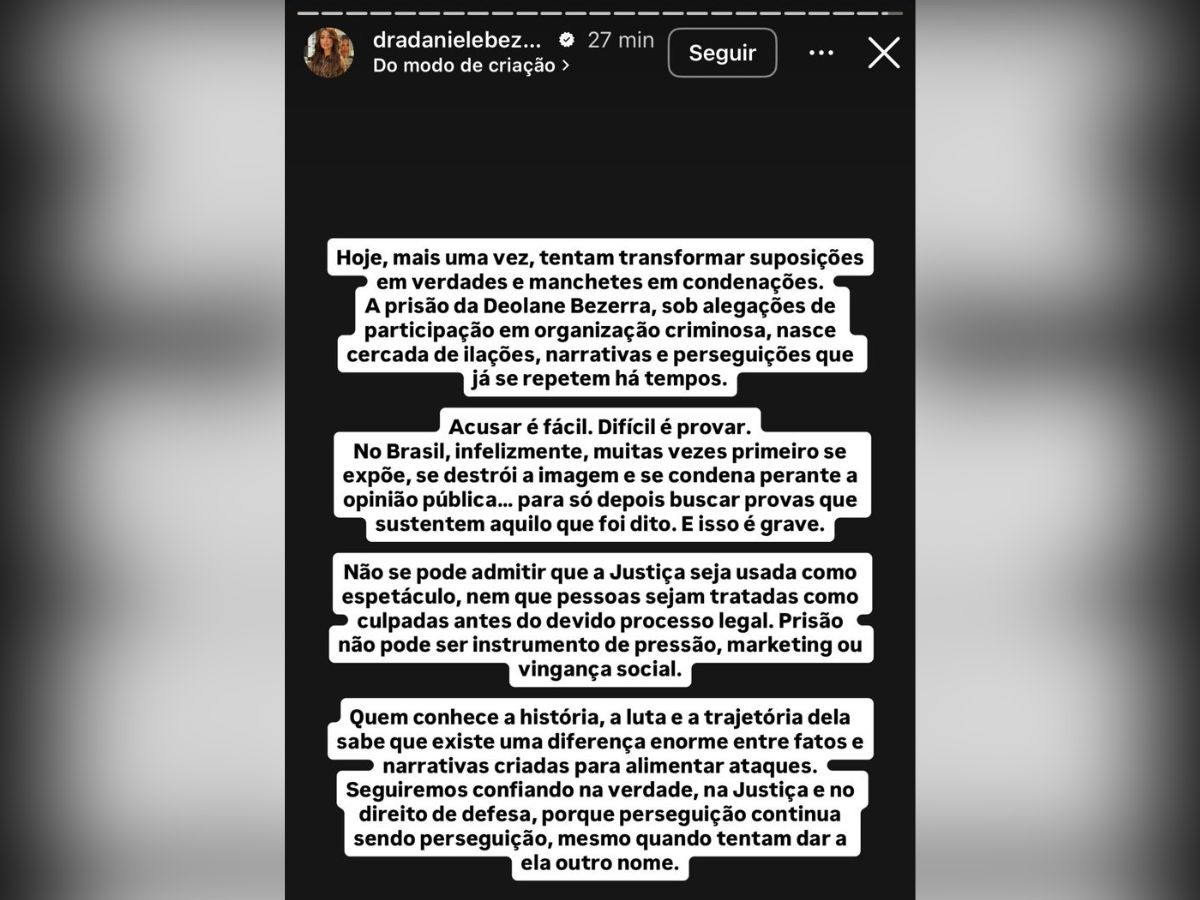 Reprodução / Instagram Reprodução / Instagram