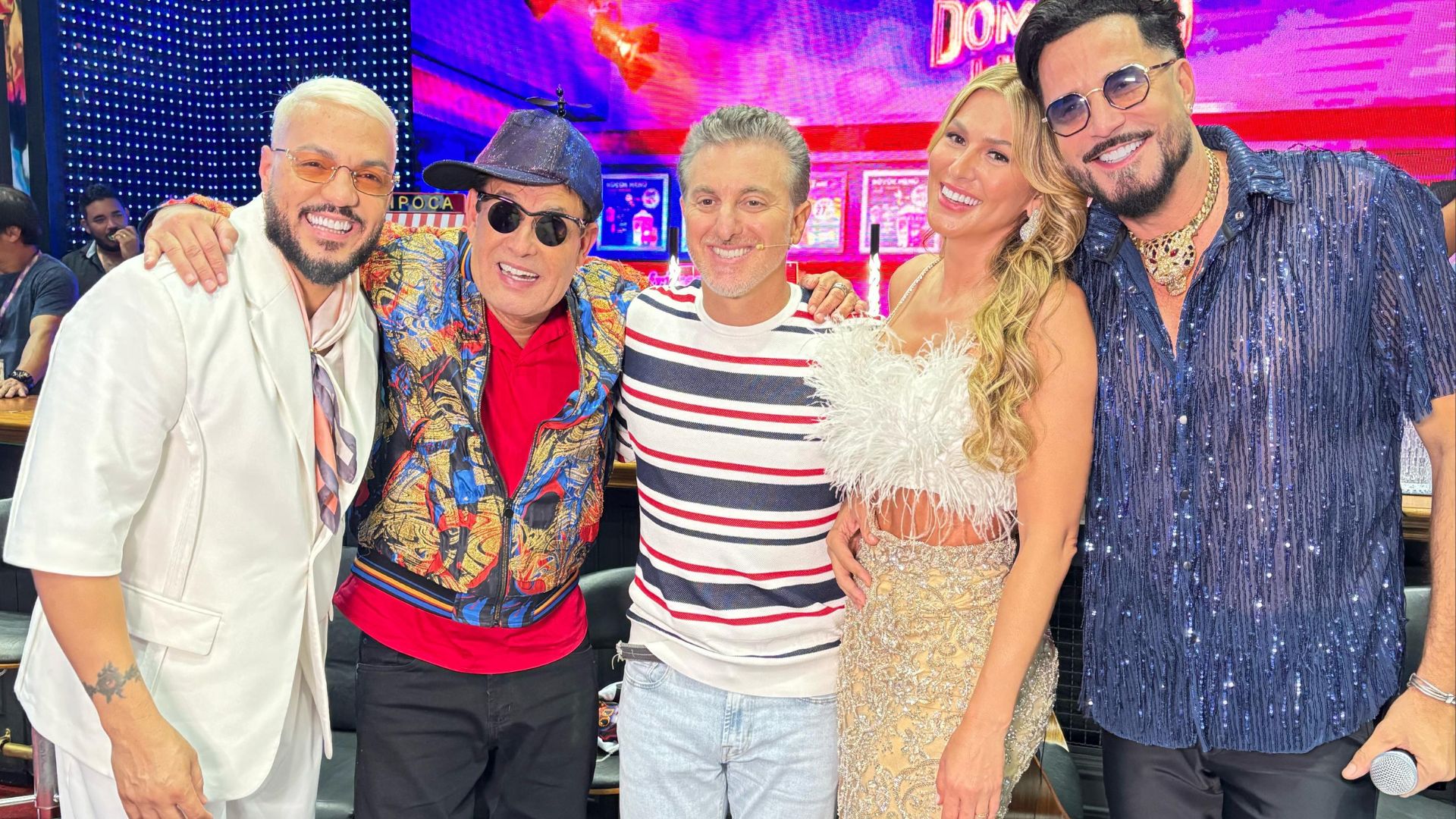 Latino Domingão: Reprodução/Globo