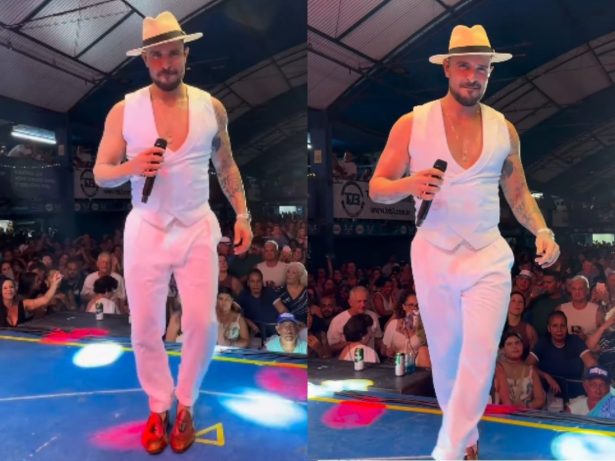 Após separação, Diogo Nogueira fala em “leveza” no palco e público associa a Paolla Oliveira