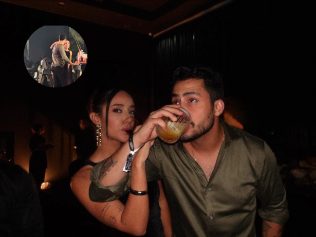 Saiba quem é a morena misteriosa flagrada com Matheus Vargas na festa de Marrone