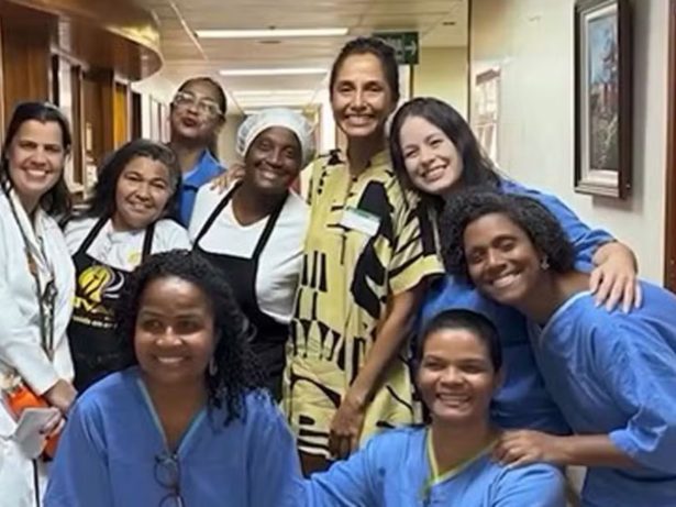 Camila Pitanga visita hospital do INCA para viver personagem: “Me ensinaram muito”