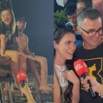 Fãs transformam estrutura improvisada em “camarote VIP” no show de Lady Gaga