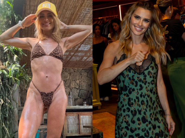 Carolina Dieckmann exibe corpo musculoso aos 46 anos, comemora transformação e lamenta críticas