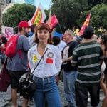 Alice Wegmann vai às ruas no feriado de 1º de Maio em protesto contra escala 6×1