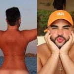 Que popotão! Lucas Guedez posta foto do bumbum e tira risadas de seguidores