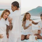 À espera da 1ª filha, Bruna Rotta e o jogador Kauã Elias confirmam término após chá revelação