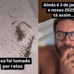 2025 bem tranquilo! Eliezer passa perrengue com infestação de ratos em sua casa