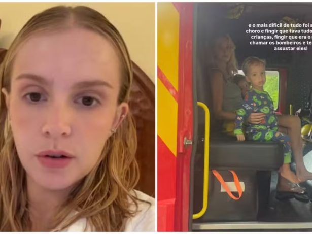 Isa Scherer relata pânico após incêndio atingir casa durante viagem em família