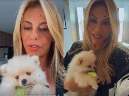 Poliana Rocha se derrete por presente inesperado de Leonardo: “Coisa mais linda”