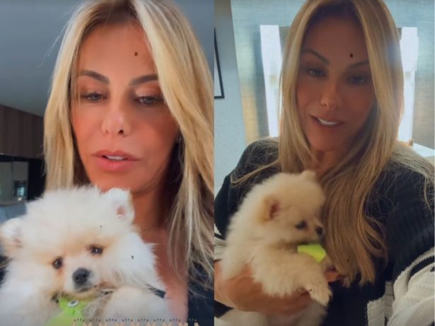 Poliana Rocha se derrete por presente inesperado de Leonardo: “Coisa mais linda”
