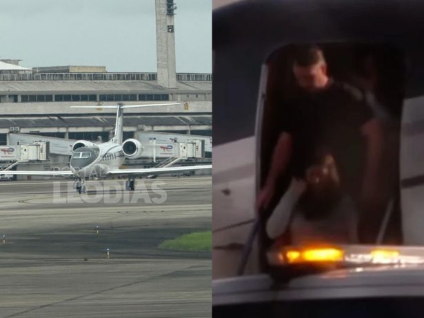 Jatinho usado por Flávio Bolsonaro rumo aos EUA esteve no Rio dias antes de viagem