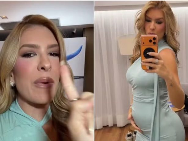 Guarda-roupa novo? Lore Improta comenta mudanças no corpo em meio à gravidez