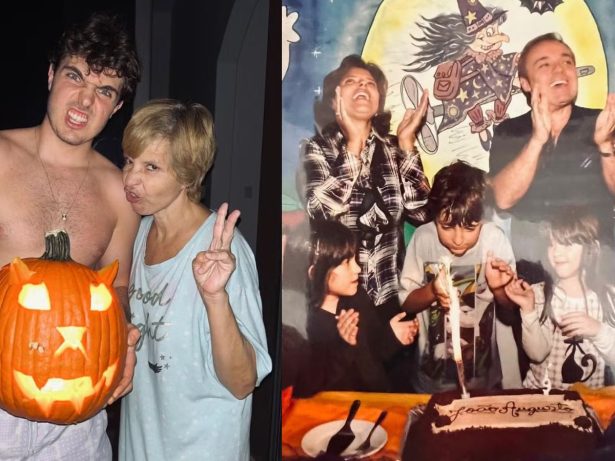 Arquivo confidencial? Filho de Gugu resgata fotos de família em Halloween com o pai