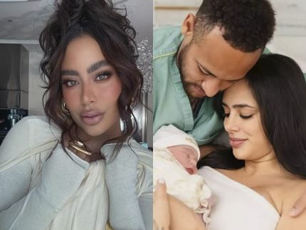 Bruna Biancardi mostra presentes de Rafaella para Mel, filha com Neymar