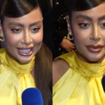 Rafaella Santos prestigia leilão de Neymar e comenta chegada da nova sobrinha, Mel