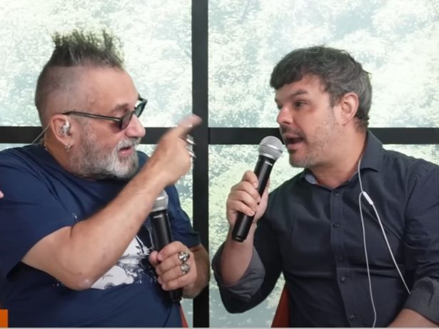 “Burro”: Regis Tadeu e Adrilles Jorge protagonizam discussão acalorada em programa ao vivo
