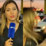 Repórter cobre acidente de trânsito e flagra nova batida às suas costas