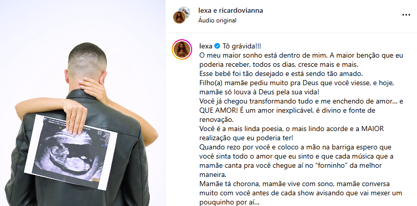 Reprodução: Instagram/Lexa